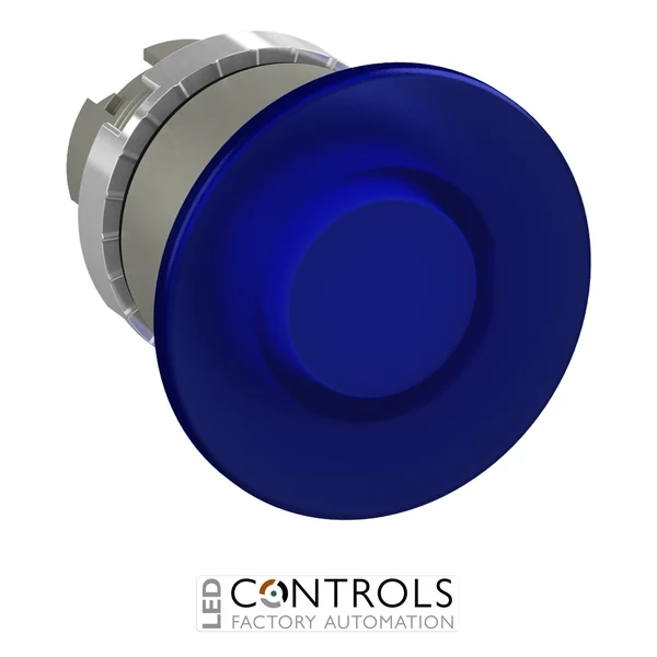 1SFA184556R9104 ABB P9MEM4LL Blue 40 mm Illuminated Momentary Mushroom Pushbutton