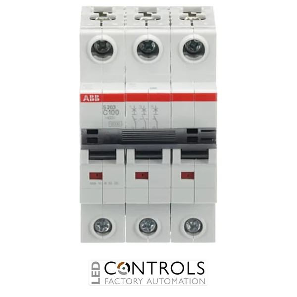 S203-C100 Miniature Circuit Breaker - 3P - C - 100 A