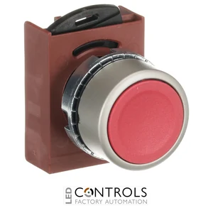 1SFA184001R9001 ABB P9MPNRG Red Flush Momentary Pushbutton - image 3