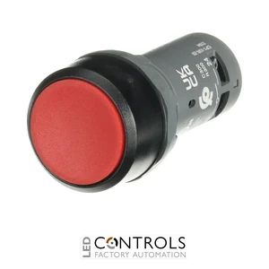 1SFA619100R1021 ABB CP1-10R-20 Red Momentary Compact Pushbutton 2NO - image 2