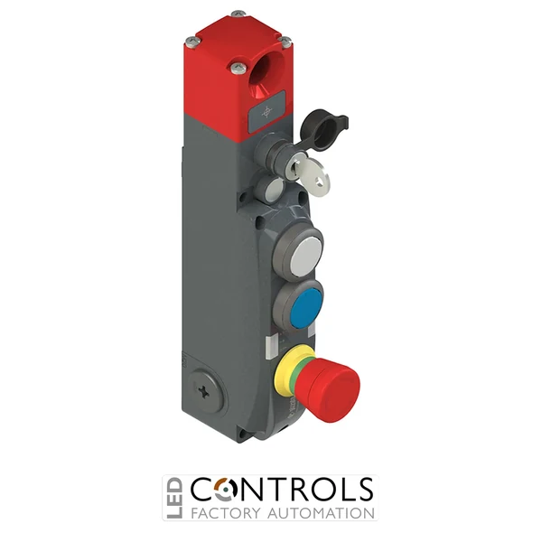 NG 2D5D412V Pizzato NG series safety switch with lock and integrated control devices