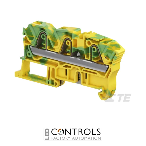 1snk708151r0000 - zk6-pe-3p pi-spring clamp - green yellow