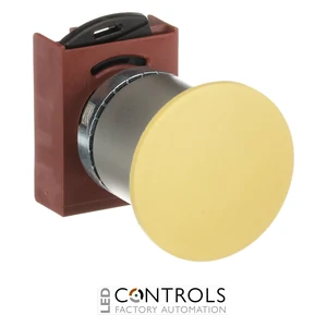 1SFA184063R9003 ABB P9MET4GN1 P9M 40 mm Yellow Maintained Pull-Release Mushroom Pushbutton - image 3