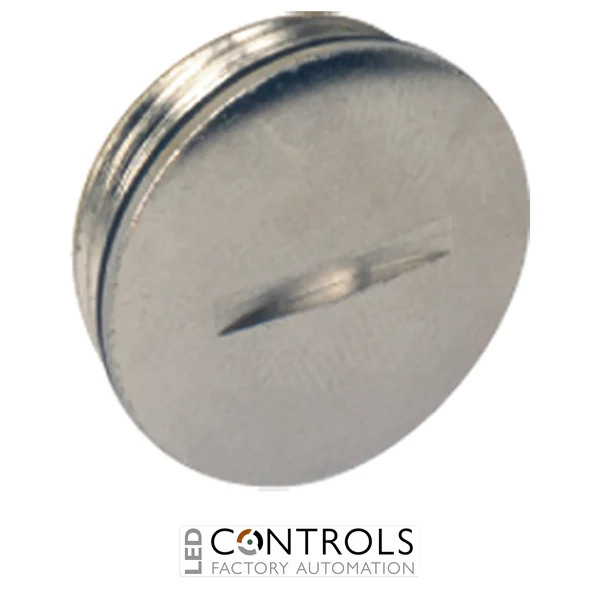 Ilme ASC21B Nickel plated brass blanking plug PG21