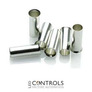 UCEF1618 Partex uninsulated cord end ferrule, 16mm², 18mm barrel