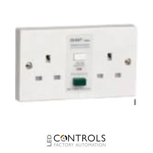 ne2rcd-13a 2 gang rcd plastic socket ne2rcd sockets
