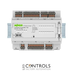 751-9402 Wago Compact 100 PLC with 2 Analogue/16 Digital Inputs 4 Analogue/8 Digital Outputs - image 2
