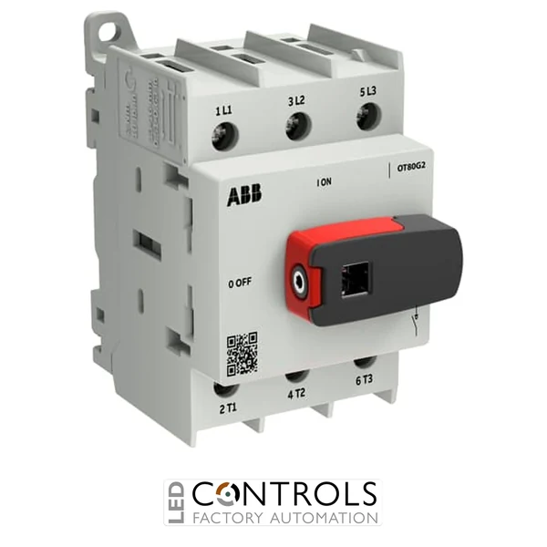 1SCA162549R1001 ABB OT80G2-3BS OT Plus 3 Pole 80A Panel Mounted Switch Disconnector