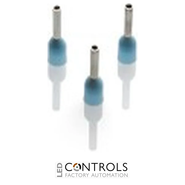 CEF025G Partex FERRULE 0.25MM BLUE SINGLE (100)