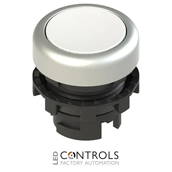 E2 2PU1R2290 Pizzato Spring-return white flush pushbutton