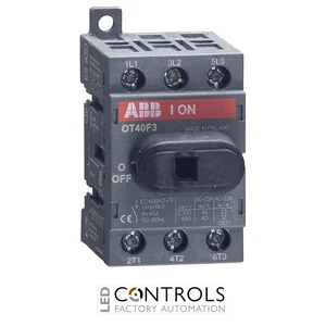 ABB ot40f3 isolator 40a load break switch 3 pole