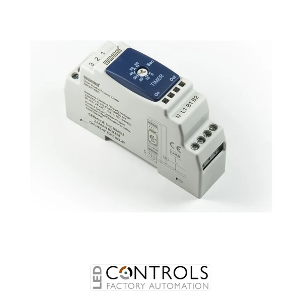 EMAS RR3ZTS60 EMAS TIME RELAY 0,6-60S. 24V AC/DC- 220V AC DELAY ON