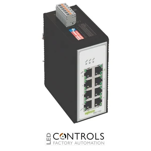 852-1102 Wago Industrial-Switch;8 Ports 1000Base-T;black
