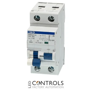 B6CR1N25-100-A IMO RCBO 10kA, 100mA, C Curve 1 Pole + N, 25 Amp, 230VAC