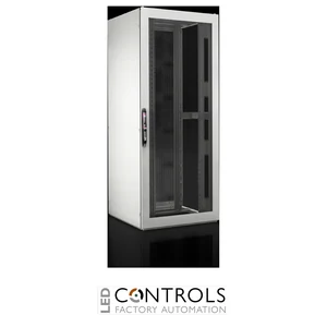 TX5541.220 Rittal TX Colocation Server Rack, WxHxD: 800X2200X1200 mm, 47 U, Vented Sheet Steel Door At The Front, Vented Sheet Steel Door At The Rear, Vertically Divided, 130Â° Hinges Front And Rear