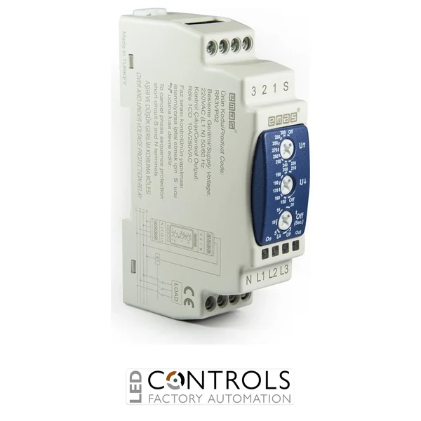 EMAS RR3VP02 EMAS VOLTAGE PROTECTION RELAY 3 PHASE