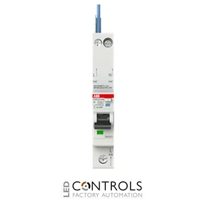 2CSR275051R1064 ABB DSE201 M C6 AC30 Residual Current Circuit Breaker with Overcurrent Protection DSE201 M - 1P+N - 30 mA - 6 A - C - Type AC