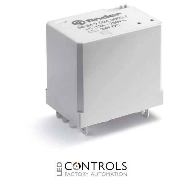 56.34.9.024.0000T Finder Miniature power relay 4 pole 12A DC 24V