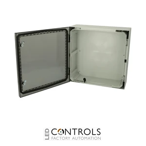 8121032N Fibox ARCA 505021T No MP Cabinet, Polycarbonate Transparent cover, 2-point locking, without mountingplate