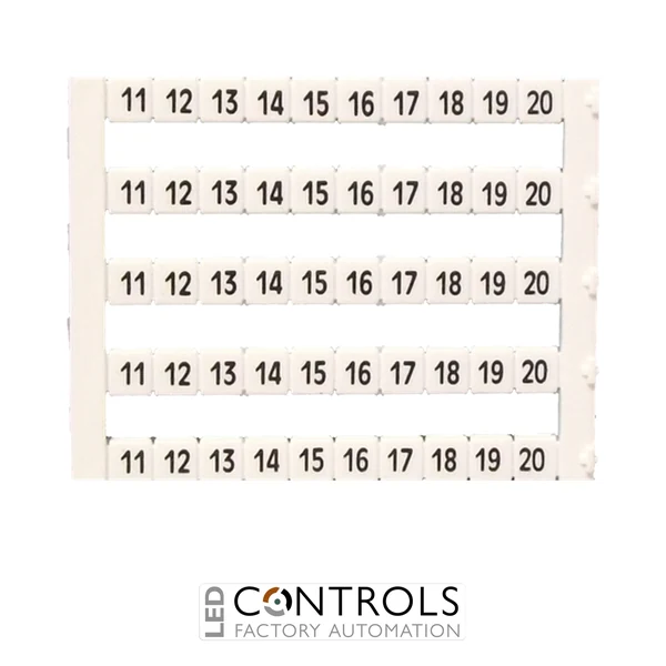 MT5-11-20 IMO Marker 5 x 5 mm White, Printed 11-20