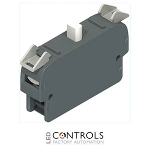 E2 CP11G2V1 Pizzato Double contact block, panel fixing, 1NO+1NC slow action