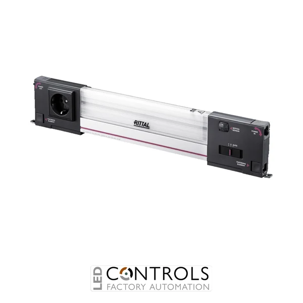 SZ2500.310 Rittal LED system light LED, 1200 Lumen, length 437 mm, 100-240 V, with integral motion detector, with earthing-pin socket