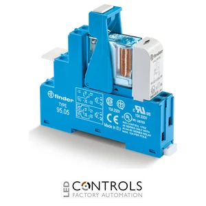 48.62.7.024.0050SPA Finder 2 CO Contacts 24V DC Modular Interface Relay with Green LED + diode Indication