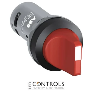 1SFA619200R1011 ABB C2SS1-10R-10 Red 2-Position Maintained Compact Selector Switch 1 NO