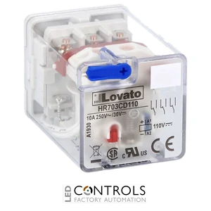 HR703CD110 - IND. RELAY 11 PINS 3C/O 10A 110VDC+LED
