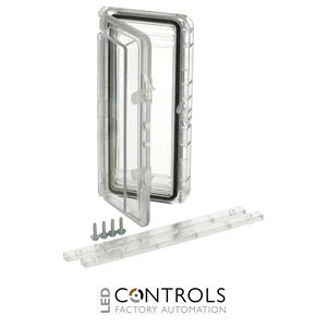3730663 Fibox L 08 Window for 8 modules Clear cover