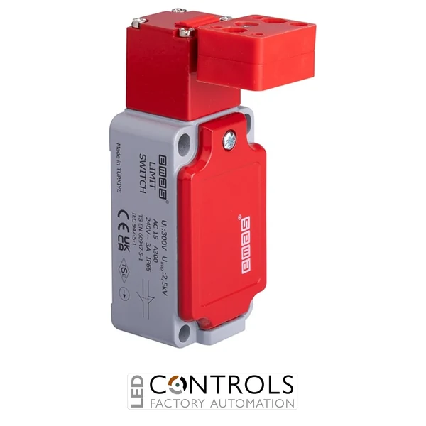 EMAS L52K23LUM323 EMAS L52 SERIES LIMIT SW. SLOW ACTION 1NC+1NO MOVABLE KEY METAL