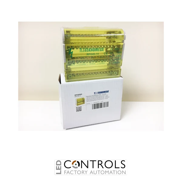 Teknomega RPQ0985 - Omega 4 Pole Distribution Block 40 14 Outputs