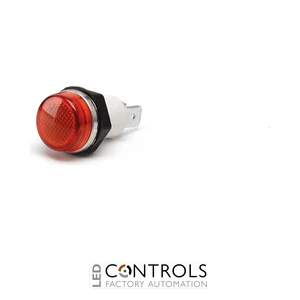 EMAS S140NK EMAS SIGNAL LAMP 14MM 220V TERMO LENSE RED