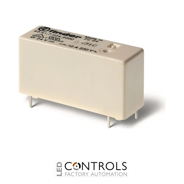 43.41.7.024.5001 Finder Miniature PCB relay 1pole 10A DC 24V