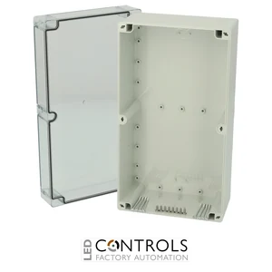 7022791 Fibox PCT 203615 Enclosure, Polycarbonate Clear transparent cover