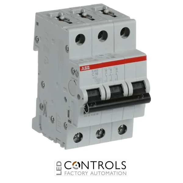 S203-C16 Miniature Circuit Breaker - 3P - C - 16 A