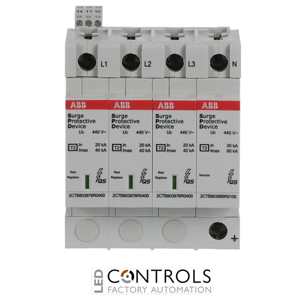 2CTB803973R1500 ABB OVR T2 3N 40-440 P TS QS Surge Protective Device