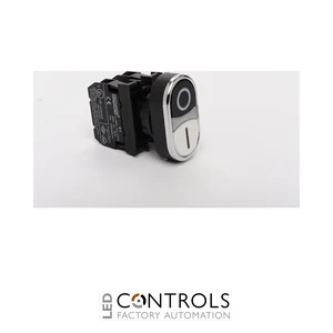 EMAS B102K20HB EMAS B DOUBLE HEAD PUSH BUTTON 1NO+1NC BLACK-WHITE