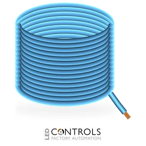 Clynder LSZH Panel Wire H07Z-K 2.5mm² Light Blue – 100m Drum