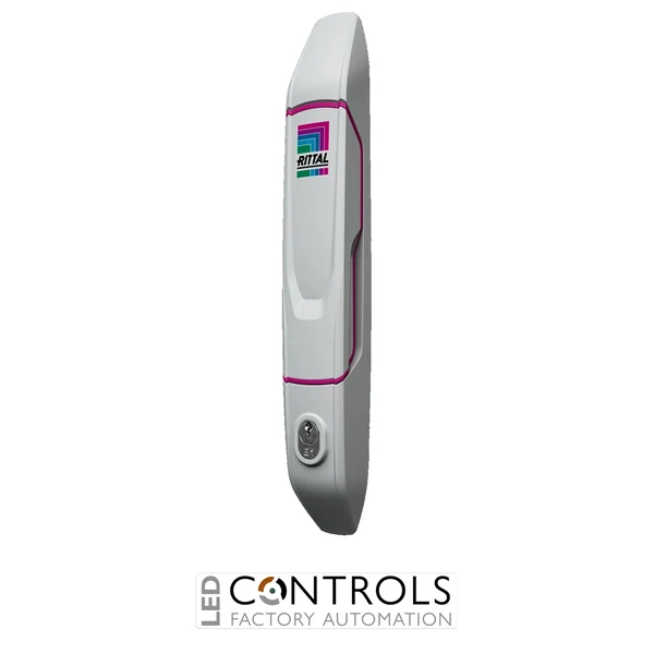 VX8618.240 Rittal Comfort handle with lock insert, lock E1, RAL 7035