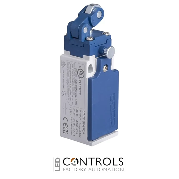EMAS L5K13MIM311R EMAS L5 SERIES LIMIT SW. SNAP ACTION 1NC+1NO- METAL ROLLER RESET