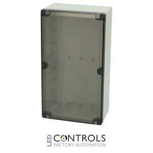 7025790 Fibox PCTQ3 203612 Enclosure, Polycarbonate Smoked transparent cover (quick-locking)