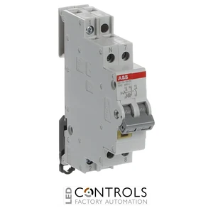 2CCA703110R0001 ABB E211X-16-20 On-Off Switch 2NO 16 A Yellow LED - image 3