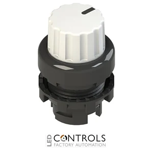 E2 1SE43ACE21AB Pizzato Knob selector, 3 positions white with marking