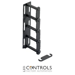 DK7111.222 Rittal Cable routing bars for universal u4 U RAL 9005