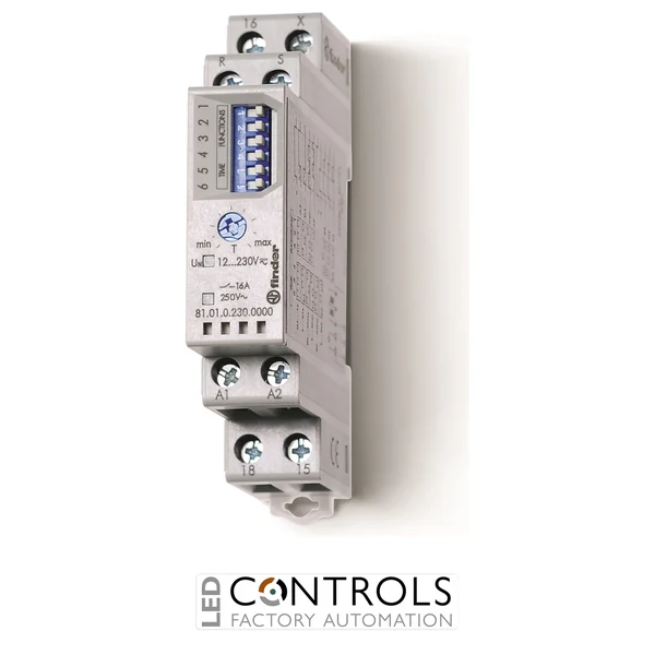 81.01.0.230.0000T Finder timer Multifunction DC 12/230V