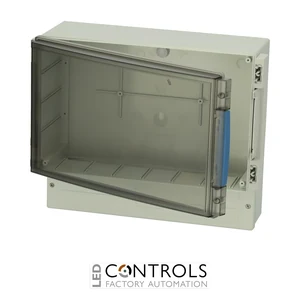 7585020 Fibox ABS 36/31-3 Enclosure, ABS Smoked transparent hinged cover