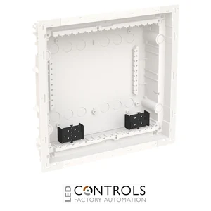 2CPX031113R9999 ABB UZB612 UK600 Wall Box with Wall Grips 1 Row 12 Modules - image 3