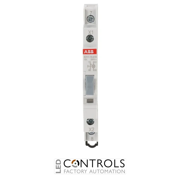 2CCA703250R0001 ABB E217-16-01B Illuminated Pushbutton 1NC White LED 16 A