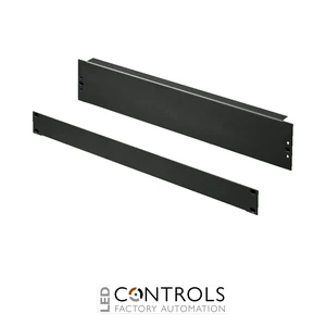 DK7151.005 Rittal Blanking panel 482.6mm (19") 1 U Installation height: 44mm RAL 9005